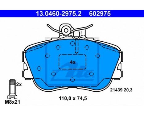 benz-ผ้าเบรค-หน้า-ate-เบนซ์-รุ่น-w202-c180-c200-c200cdi-c220-c220cdi-c230-c250-c280-เบอร์-13-0460-2975-2-602975-oe-002-420-21-20-trw-gdb1094-textar-2143905-ผ้าเบรกรถยนต์-หน้า