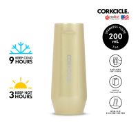 CORKCICLE แก้วสแตนเลสสูญญากาศ 3 ชั้น กักเก็บความเย็นได้นานถึง 9 ชม. เก็บความร้อนได้ 3 ชม. 207ML (7OZ) รุ่น STEMLESS GLAMPAGNE