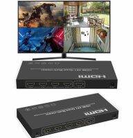 4X1มัลติวิวเวอร์ HDMI รองรับ4อินพุต1080P 4ช่องตัวแยกสัญญาณแบบเรียลไทม์พร้อม IR