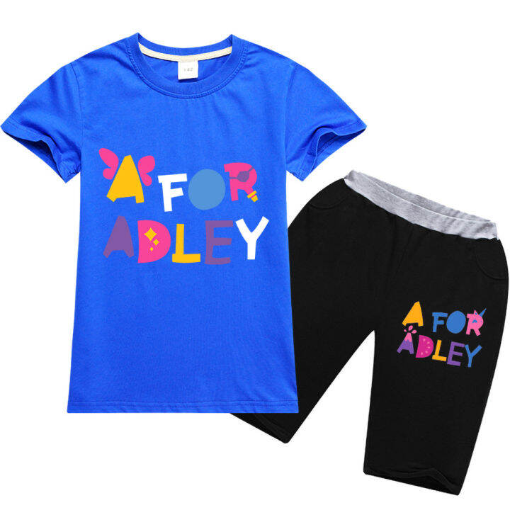 a-สำหรับ-adley-ชุดเสื้อยืดเด็กหญิงเด็กชายการ์ตูนใส่ได้ทั้งชายและหญิงทำจากผ้าฝ้ายสำหรับฤดูใบไม้ร่วงฤดูร้อนชุดเสื้อผ้าแขนสั้น0000