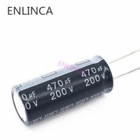 【YF】♕⊕  2pcs/lot 200v  470UF aluminum electrolytic capacitor size 18x40 20