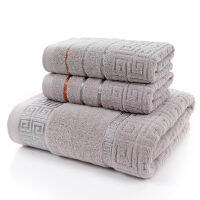 3pcsset Plaid 100 Cotton Face Hand Bath Towel Set for Adult Bathroom Towel Sets Beach towel