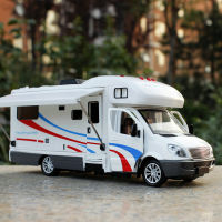 1:32 Sprinter หรูหรา motorhome ที่พักผ่อนหย่อนใจยานพาหนะ RV รถพ่วงคาราวานโลหะผสมโลหะ D iecasts รถของเล่นรุ่นคอลเลกชันเด็ก S ของขวัญ