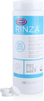 Urnex Rinza Milk Frother Cleaning Tablets - 120 tablets - Breaks Down Milk Protein Fat and Calcium Build Up