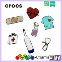 COD DSFGERTURUU CROCS จิบบิทซ์ รูปรองเท้าพยาบาล Croc jibbitz ของแท้ (คุณภาพสูง) อุปกรณ์เสริมสําหรับรองเท้า