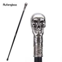 Skull Head Steampunk Walking Cane Fashion Decorative Walking Stick Gentleman Luxury Crosier Knob Walking Stick 93cm