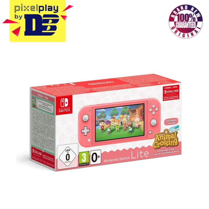 Nintendo Switch Lite Coral (Includes Animal Crossing New Horizons Download  Code) Bundle | Lazada PH
