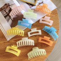 ┇☃ China New Exquisite Rectangle Keel Wave Point Resin Hair Clips Accessories Medium For Women Girls Sporty Hairpins Headwear Gift