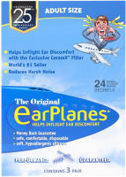 EarPlanes Earplugs, 3 Pairs 3 Pair (Pack of 1)