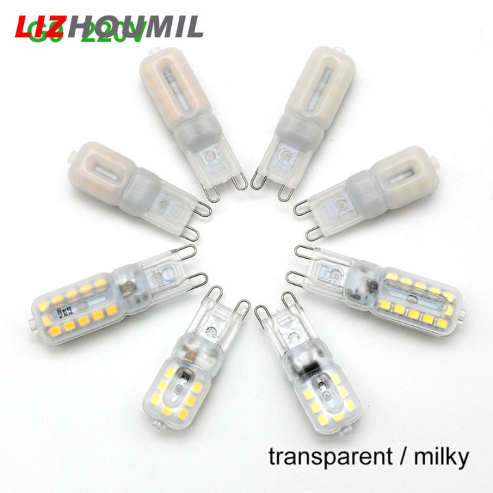 lizhoumil-หลอดไฟขนาดเล็ก22led-g9-5w-ชิพ-smd-2835-360องศาโคมไฟแชนเดอเลียร์ประหยัดพลังงานหรี่แสงได้เข้ามุม