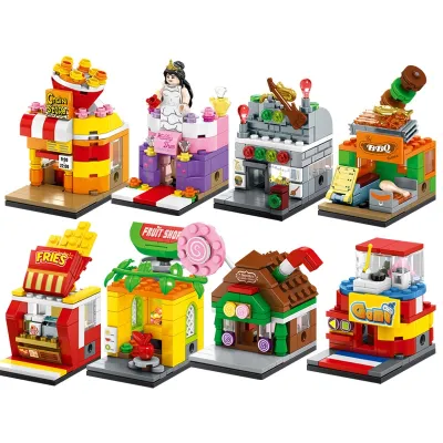 ตัวต่อร้านค้า ตัวต่อเลโก้ ตัวต่อเลโก้ร้านค้า ตัวต่อเลโก้ เลโก้เสริมพัฒนาการ เลโก้นาโน เมืองจำลอง