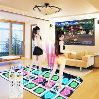 Dance Pad Double User Dance Mats Non-Slip Dance Step Pads เสื่อโยคะ Sense เกมเมนูภาษาอังกฤษสำหรับ Pc 2รีโมทคอนล # G3