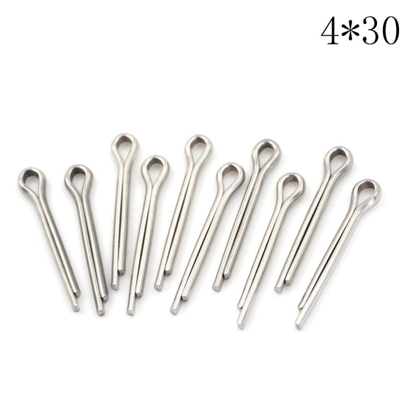 10PCS Stainless Steel Split Cotter Pins Hardware Fasteners Parts  M2 M3 M4 M5 G* 