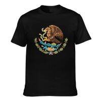 Fashion Mexico Flag Eagle Snake Hot Sale Men Pure Cotton T-Shirt