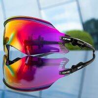 【CW】♙  Outdoor Men Photochromic Sunglasses Road Mountain Cycling Glasses UV400 Protection Goggles 1