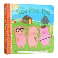 The three little pigs childrens English Enlightenment early education cognitive paperboard book in English