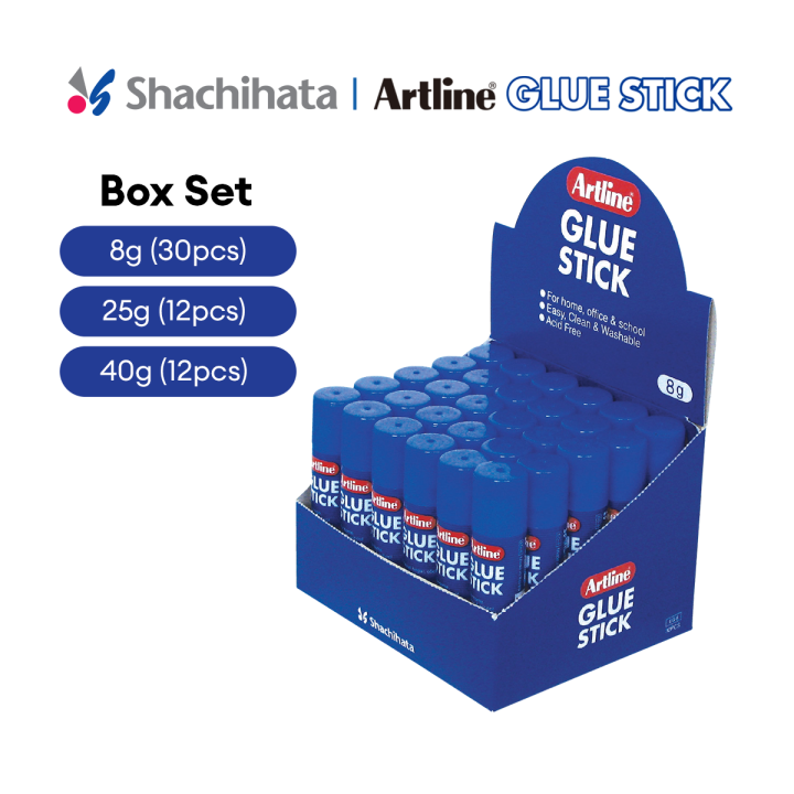 Artline Glue Stick 3 Sizes (8g, 25g, 40g) Box set Lazada