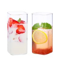 Tazas Originales Verre Vaso ถ้วยเหยือกแก้วกาแฟสี่เหลี่ยมเบียร์ถ้วยแก้ว Caneca ถ้วยแก้ว Vasos Tasse De Vidrio Cocktail Copo Drinkware