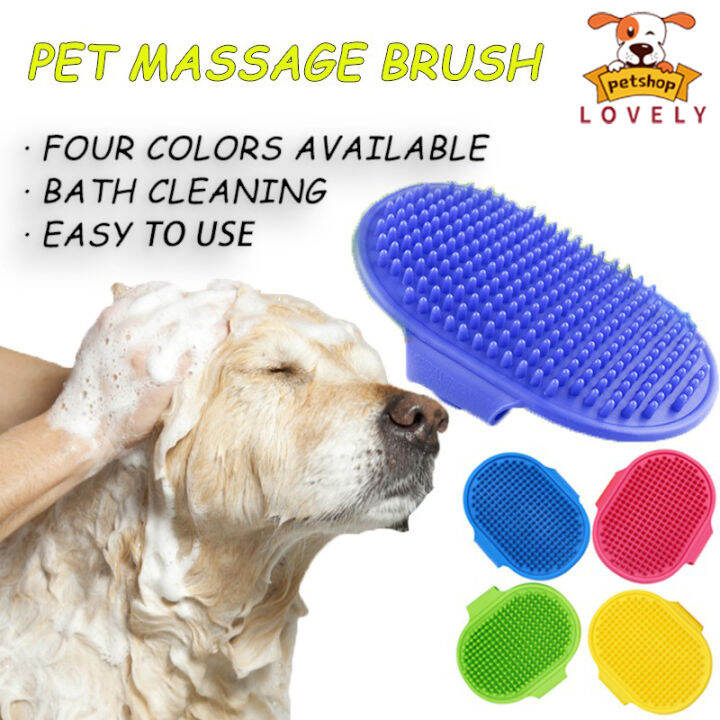 Pet Glove Brush – Cat Dog Massage & Hair Removal Glove, Washable Grooming Mitt