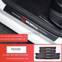 Hot New Honda Ready Stock Carbon Fiber Car Door Sill Sticker Protecto（Free Tools）U-63 zhi