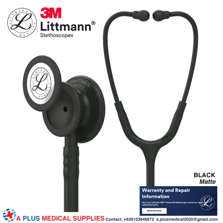 3M Littmann Classic III Stethoscope Black Matte Lazada PH