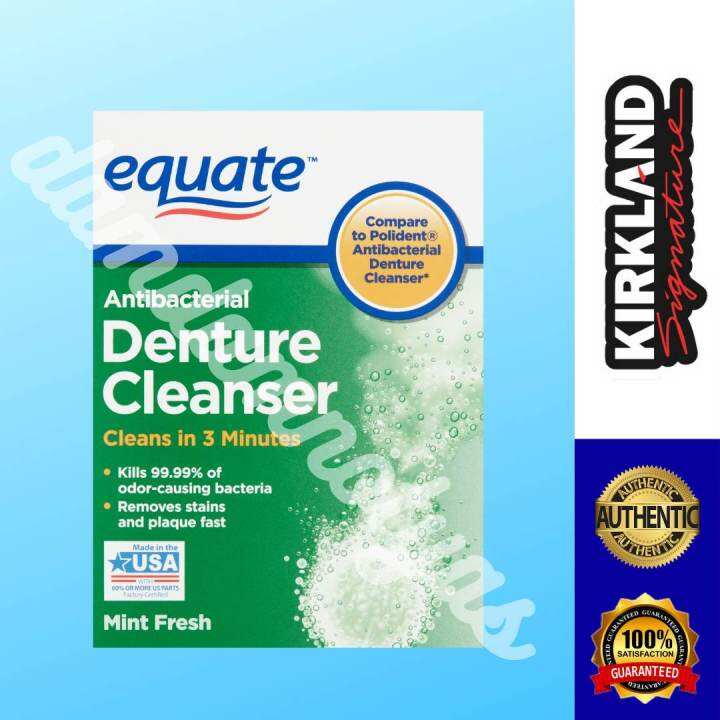 EQUATE MINT FRESH ANTIBACTERIAL DENTURE CLEANSER 6 TABLETS Lazada PH