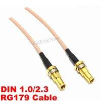 2pcs RF Coax DIN 1.0/2.3 Female to Din 1.0/2.3 Female RG179 Cable Connector Plug (10cm15cm20cm30cm40cm50cm60cm70cm80cm)