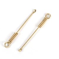 1/2Pcs Retro Brass Portable Ear Cleaning Tool Ear Pick Ear Wax Remover Curette Cleaner Keychain Pendants Ear Spoons