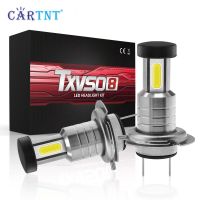 CarTnT 2PCS Super Bright Led H7 Headlights 6000K Car Lights Universal Mini Car Headlight Bulbs 140W 30000LM Focos Led Automobile Bulbs  LEDs  HIDs