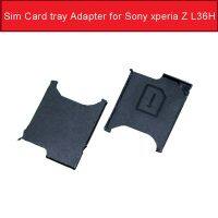 ถาดใส่ซิมการ์ดของแท้สำหรับ Sony Xperia Z L36H C6602 C6603 So-02E ถาดใส่ซิมช่องเสียบบัตรสำหรับที่ใส่ซิมเครื่องอ่านการ์ด L36H โซนี่