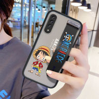 UCUC เคสโทรศัพท์เคสสำหรับSamsung Galaxy A50 A30S A50SกันกระแทกFrostedกลับการ์ตูนอนิเมะลูฟี่Soft Edge Fullฝาครอบเลนส์ป้องกันเลนส์Ultra Thin (สายรัดข้อมือ) เคสโทรศัพท์