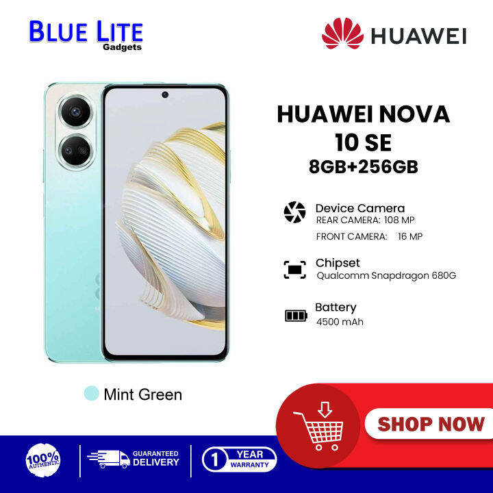 Huawei Nova 10 Se 8gb256gb Green Lazada Ph