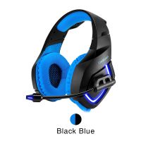 【Tech-savvy】 PC Gaming Headset พับ3.5มิลลิเมตรสเตอริโอ USB LED หูฟังไมโครโฟนสาย Gamer ชุดหูฟังสำหรับคอมพิวเตอร์แล็ปท็อป Mac 4