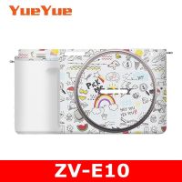 (แสงสีสไตล์) ZVE10 ZV E10รูปลอกผิวไวนิลห่อฟิล์มกล้องร่างกายป้องกันสติ๊กเกอร์ป้องกันเสื้อสำหรับ ZV-E10 E10