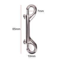 316 stainless steel scuba diving double ended hook snap bolt kit quick draw