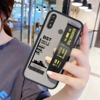 UCUC เคสโทรศัพท์เคสสำหรับHuawei Y9 2019เคสมือถือ เคสโทรศัพท์ เคสหญิงชายกันกระแทกFrosted Air Ticketกรณีเคสใส่โทรศัพท์Soft Edge Fullฝาครอบเลนส์ป้องกันเลนส์Ultra Thin (สายรัดข้อมือ) เคสโทรศัพท์