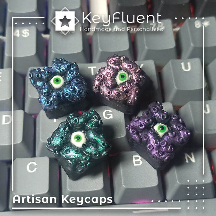 Tentacle Monster Polymer clay Keycaps for Mechanical Keyboard | Lazada PH