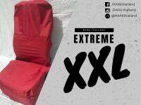 ใหญ่พิเศษ EXTRA LARGE!! RARE Extreme XXL Waterproof UV coated car seat cover - Red ขนาดใหญ่พิเศษ ผ้าคลุมเบาะ กันเหงื่อ กันเปื้อน ปกป้องรอยขีดข่วน เคลือสารกันน้ำ ฐานที่นั่งสามชั้น