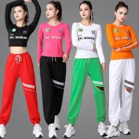 ✴✤♧ Spring Special Square Dance Clothing Sports Suit Long-Sleeved Fitness Ghost Step Dance Clothing Casual Clothing Square Dance Clothing