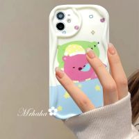 เคส Mrhaha สำหรับ iPhone 15 14 13 12 11 Pro Max X XR Xs Max 8 7 6S Plus SE 2020ลายการ์ตูนน่ารัก Loopy 3D หยักโค้งเคสโทรศัพท์ปิดขอบนิ่ม TPU ฝาครอบป้องกัน