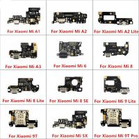 การชาร์จ USB เหมาะสำหรับ Xiaomi Mi 9T Pro 9 8 SE A1 A2 A3 Lite 5X พอร์ต6X ปลั๊กต่อแจ็คปลั๊กส่วนซ่อมบอร์ดเฟล็กซ์ Rion