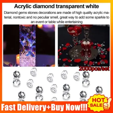 Acrylic Gems Crystals Assorted Colors Crowns for Vase Fillers,Table  Scatter, Party Favor, Wedding Decoration, Table Vase Centerpiece, DIY Arts  Crafts