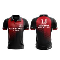 （all in stock）  MOTOSHIRT HONDA HON-A03-22 เสื้อคอปกแขนสั้น