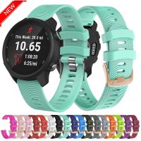 cfgbsdge 20mm Silicone Sport Watch Band For Garmin 245 Watch Strap Sports For Forerunner 245M/645/Vivoactive3/Vivomove HR Bracelet