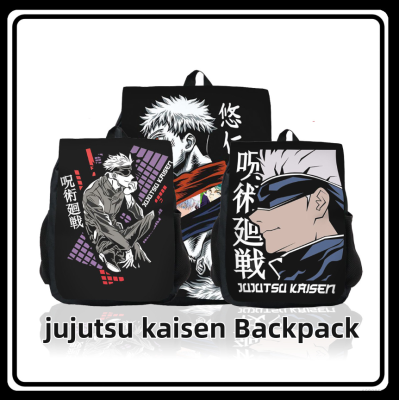 Jujutsu Kaisen Backpack Student Kids Large Capacity Breathable Waterproof Fashion Schoolbag For Men Women