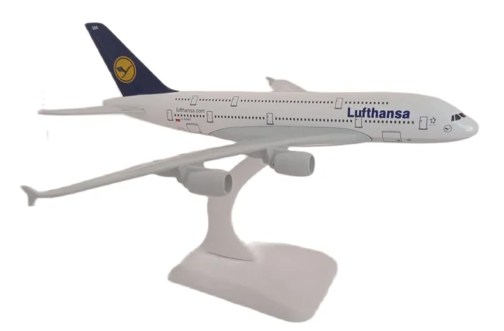 DETZSHOP LUFTHANSA A380 DIE-CAST MODEL MEDIUM SIZE WITHSTAND ...