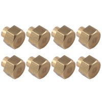 8PCS Brass M2 Long Wheel Nut M2 Nuts for 1/24 RC Crawler Car Axial SCX24 AX24 Upgrade Parts Accessories 5mm