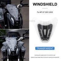 2021 2022 Motorcycle Parts Windshield Windscreen Wind Shield Deflectore Air Wind Deflector NEW For Yamaha MT-07 MT07 MT 07 2021-