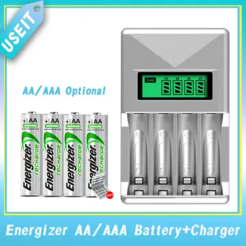 Chargeur de piles AA rechargeables Ni-MH, 1.2V, 2800mAh, avec