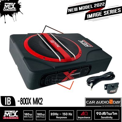 MTX BASSBOX IB-800X MK2  ซับบ๊อก8นิ้ว subbox bassbox เครื่องเสียงรถยนต์แถมฟรีชุดสายต่อ+ฟิวส์ มีชุดปรับเสียง เบสบ็อกMTX